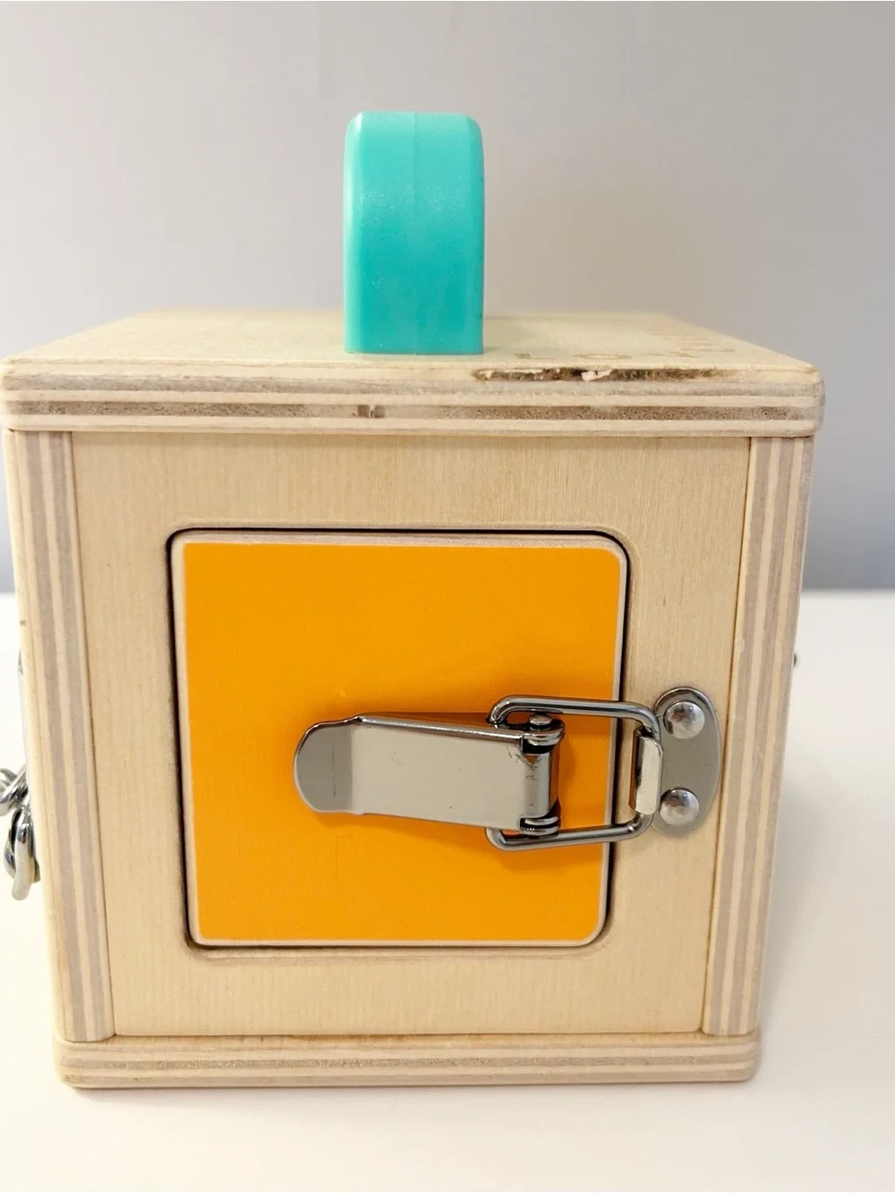 Love very Lockbox Wooden Toy - Portable Problem-Solving Activity